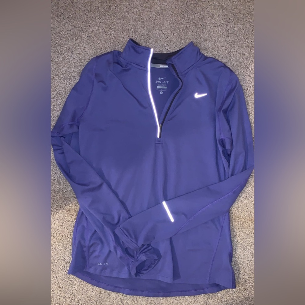 Nike Athletic Pullover Purple - image 1